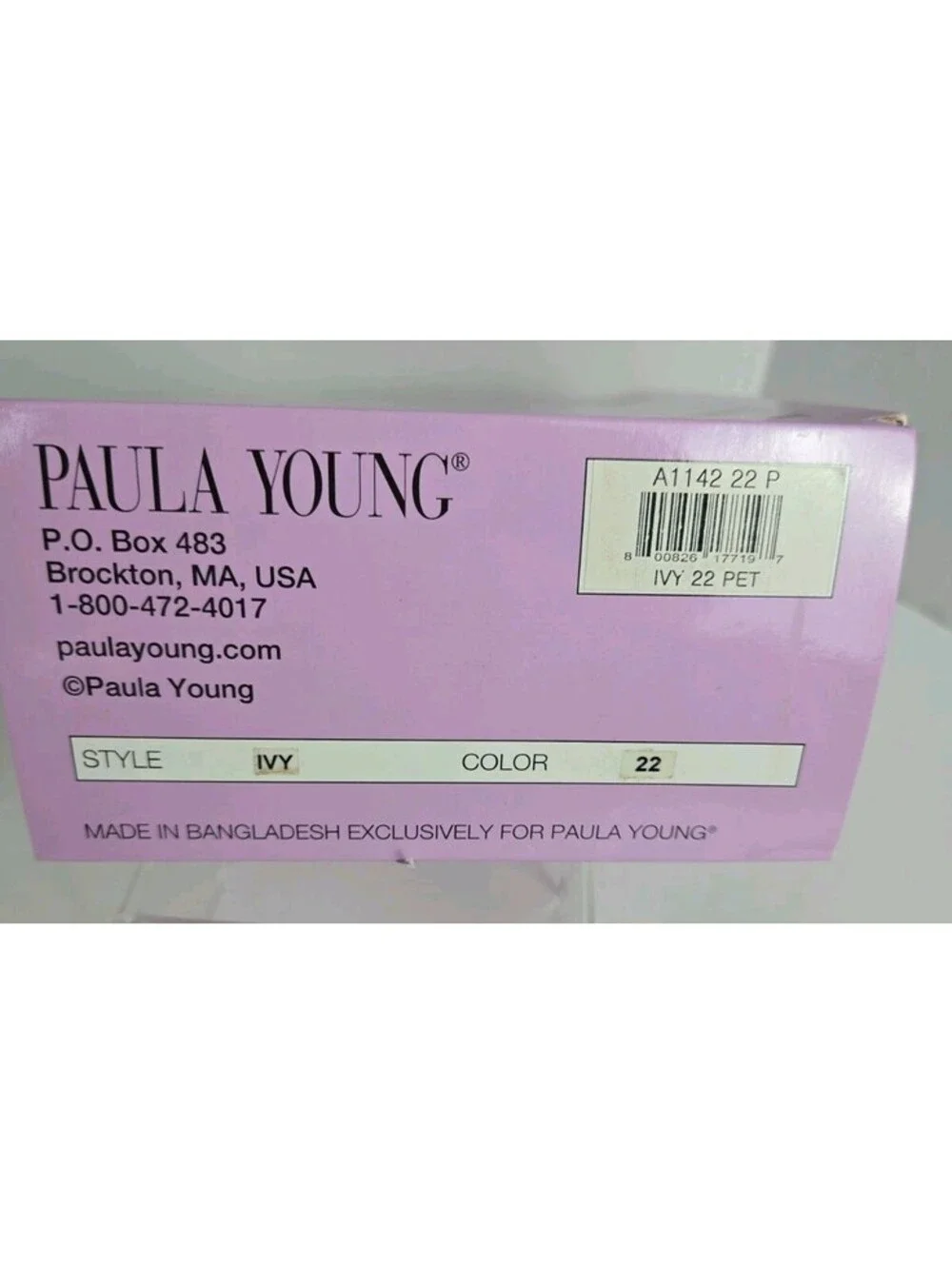 Paula Young Wig Ivy Short Gray WhisperLite Wig Color 22 Clip In